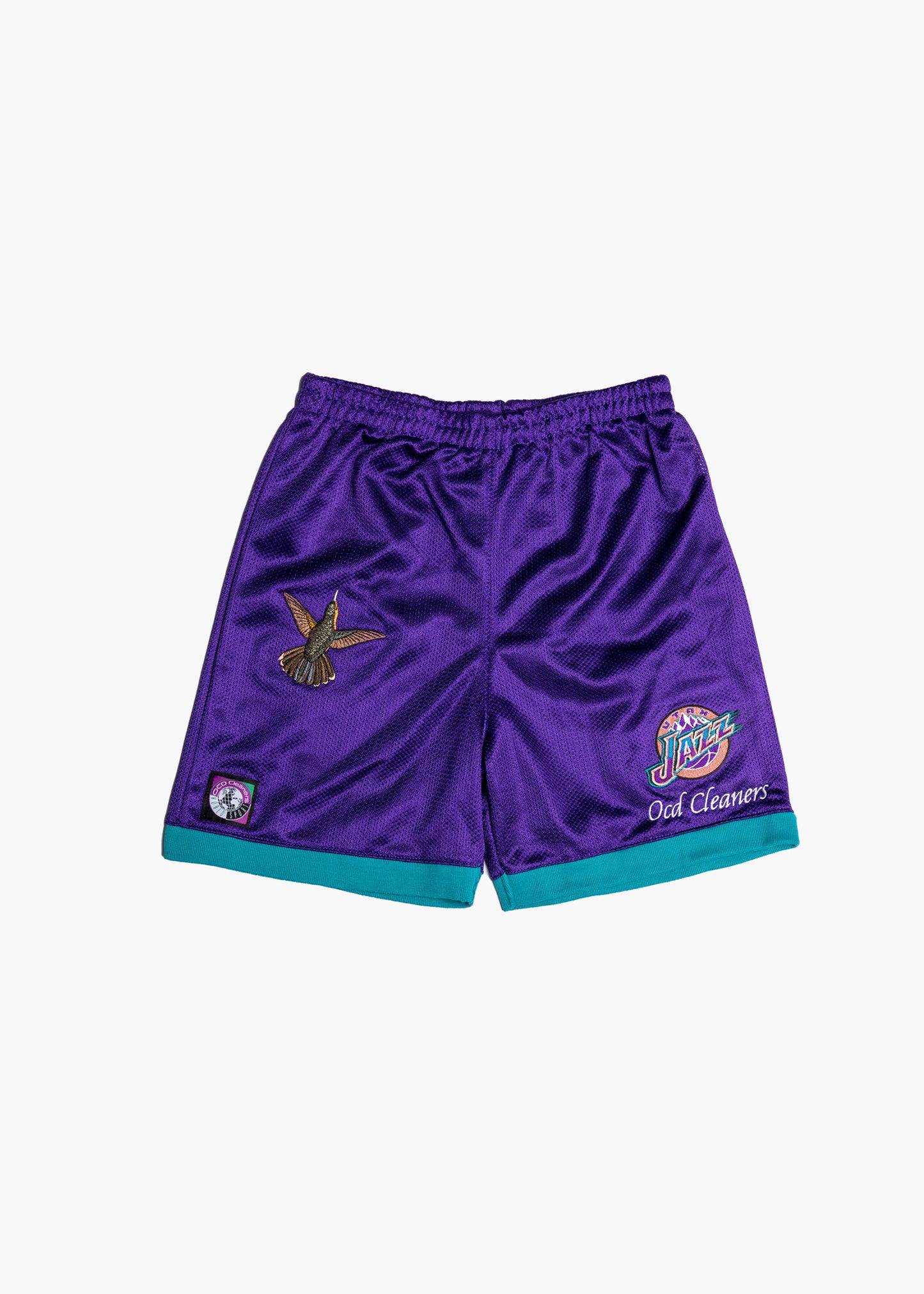 Vintage NBA Utah Jazz Kids Upcycled Basketball Shorts